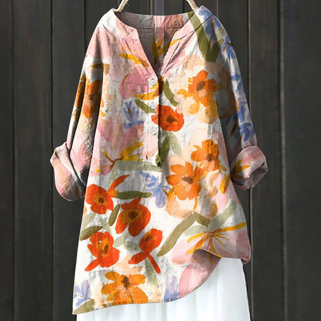 Lune London | Casual Blouse with Floral Print