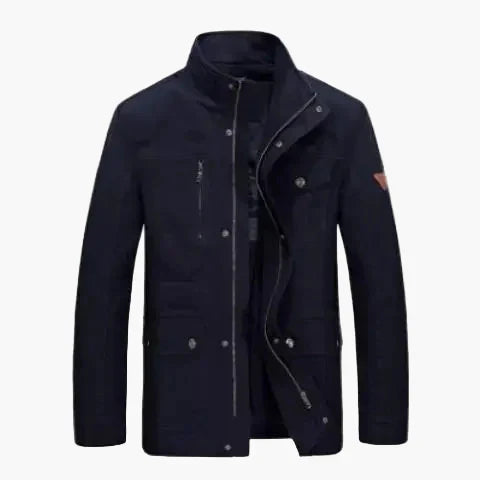 Lune London | Leisure jacket with high collar and multiple pockets - Casual summer jacket for everyday life and outdoor activities