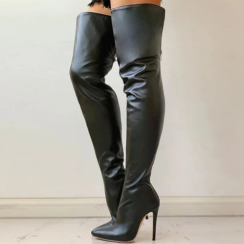 Amarae | Thigh-high Fashion Boots Stiletto Heel