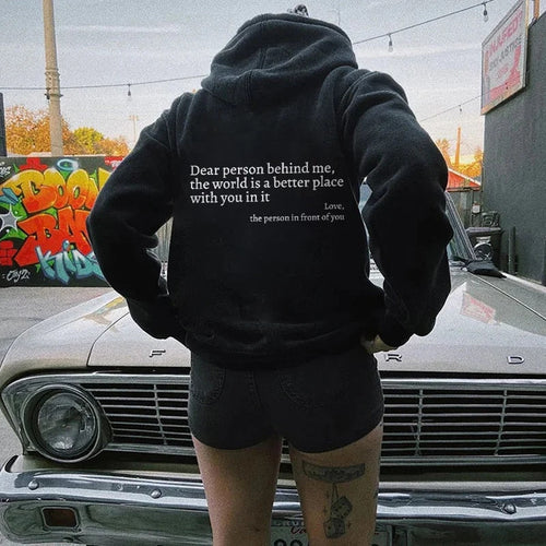 Angel - Love Person Behind Me Unisex Hoodie