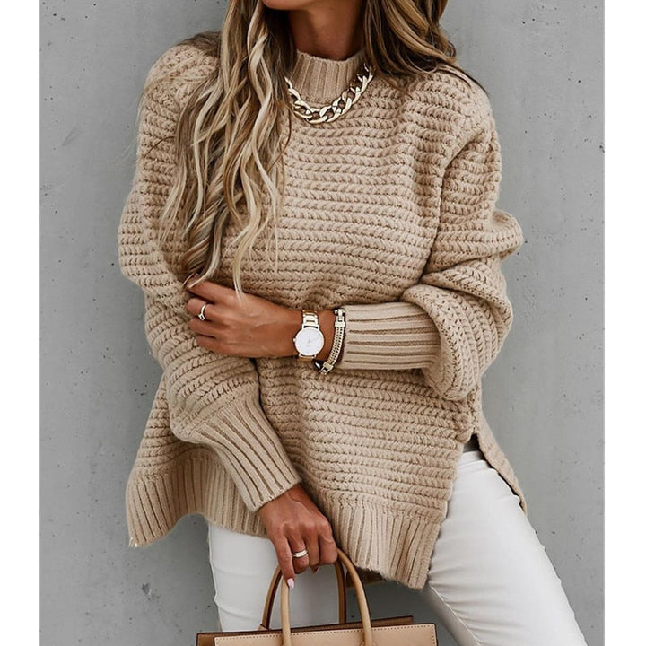 Lune London | Knit Sweater - Oversized Fit - Crew Neck - Long Sleeves - Soft and Comfortable