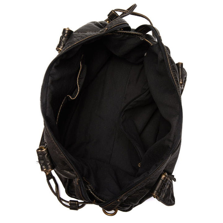 Lune London | Obsidian Luxury Black Leather Handbag