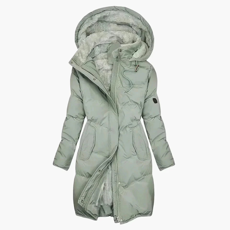 Amarae | Winter Coat Long Hooded Jacket Warm Padded Elegant Leisure