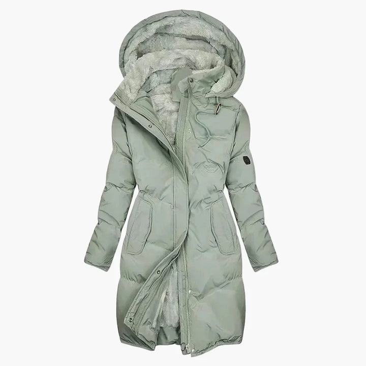 Amarae | Winter Coat Long Hooded Jacket Warm Padded Elegant Leisure