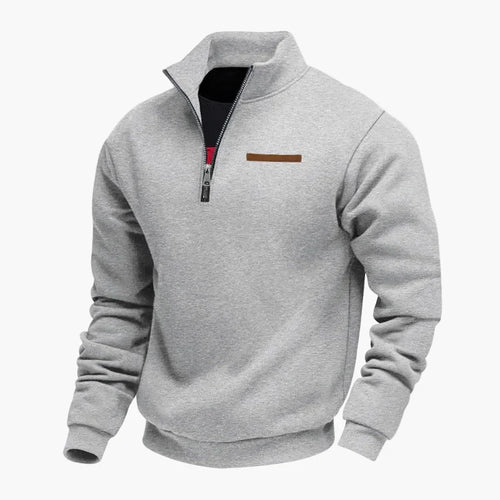 Amarae | Half-zip sweatshirt Leisure pull with high collar - Perfect for travel and everyday life
