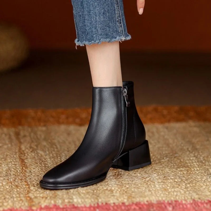 Lune London | Chunky Heeled Ankle Boots