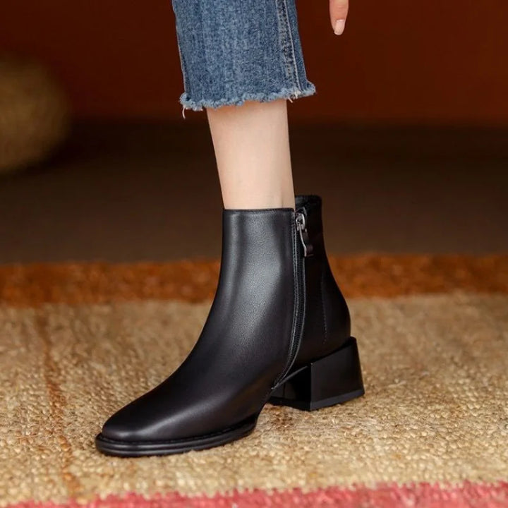 Lune London | Chunky Heeled Ankle Boots