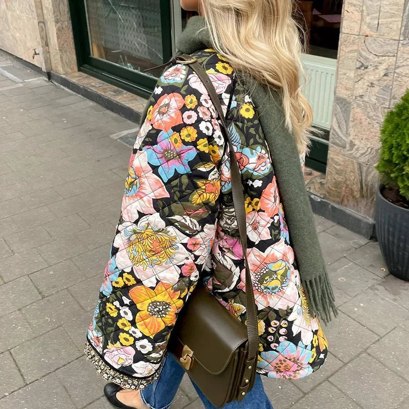 Lune London | Floral Quilted Coat