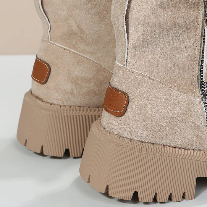 Amarae | Women's Insulated Winter Ankle Boots with Zipper