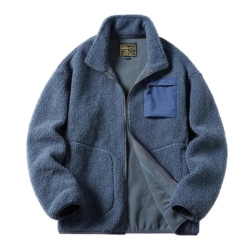 Amarae | Unisex fleece jacket with outdoor style, zip and chest pocket - Ideal for leisure and everyday use