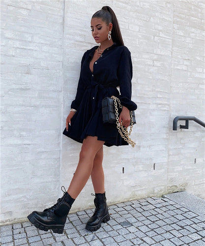 Amarae | Black dress and belt