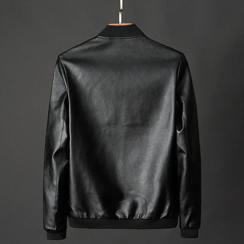 Lune London | Leather Bomber Jacket Darel