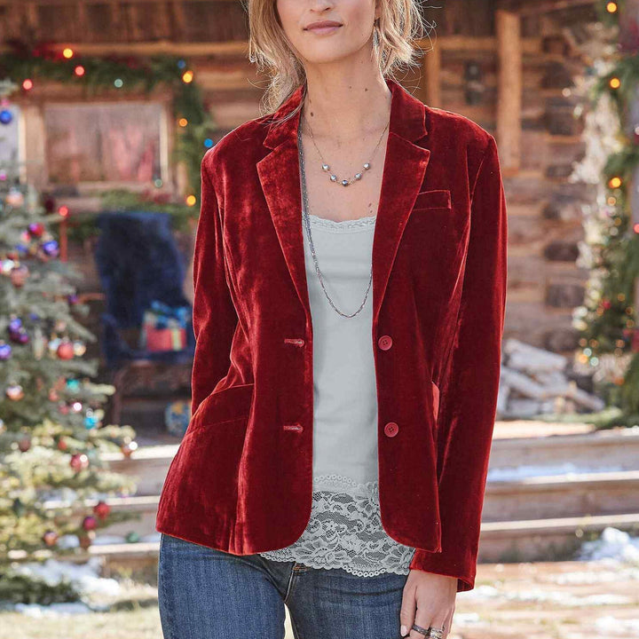 Lune London | Vintage Fashion Blazer Jacket Made Of Velvet