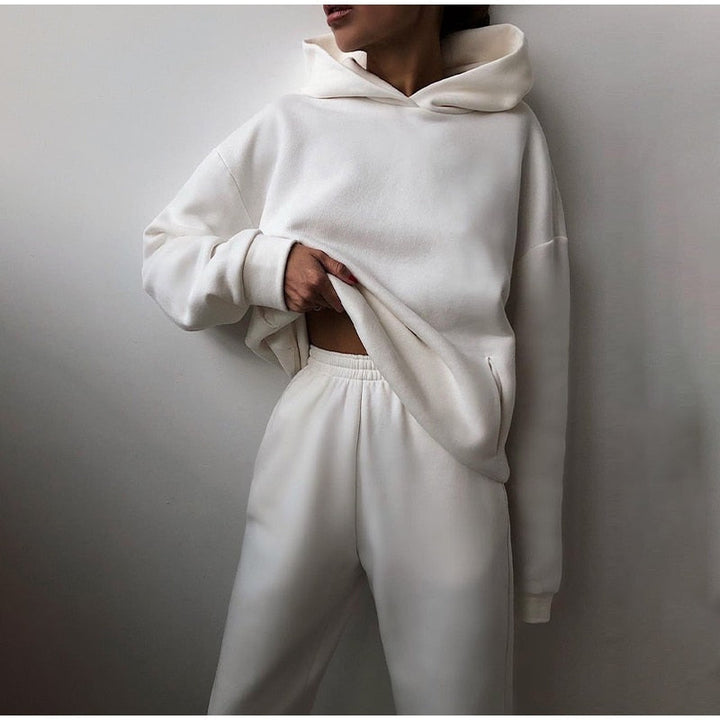 Amarae | Jogging Set - Oversized Fit - Hood & Elastic Waist - Soft Cotton