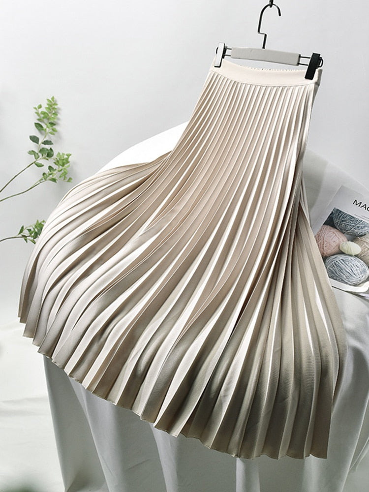 Lune London | Pleated Skirt with High Waist