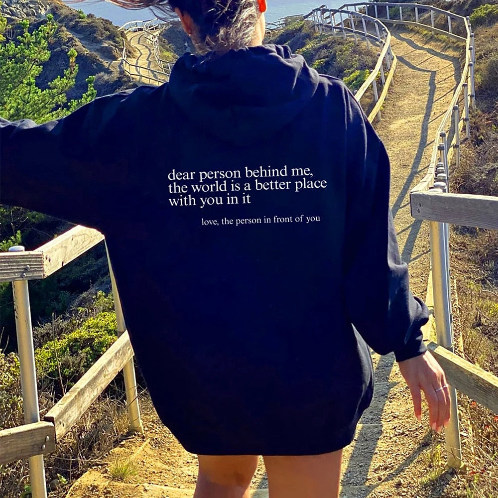 Lune London | Dear Person Behind Me Unisex Hoodie