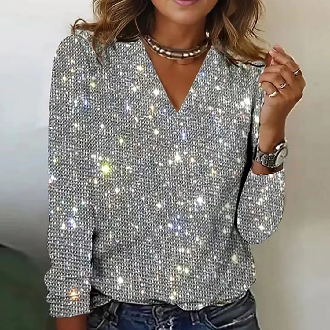 Lune London | Glitter Blouse Shiny and Elegant Stylish