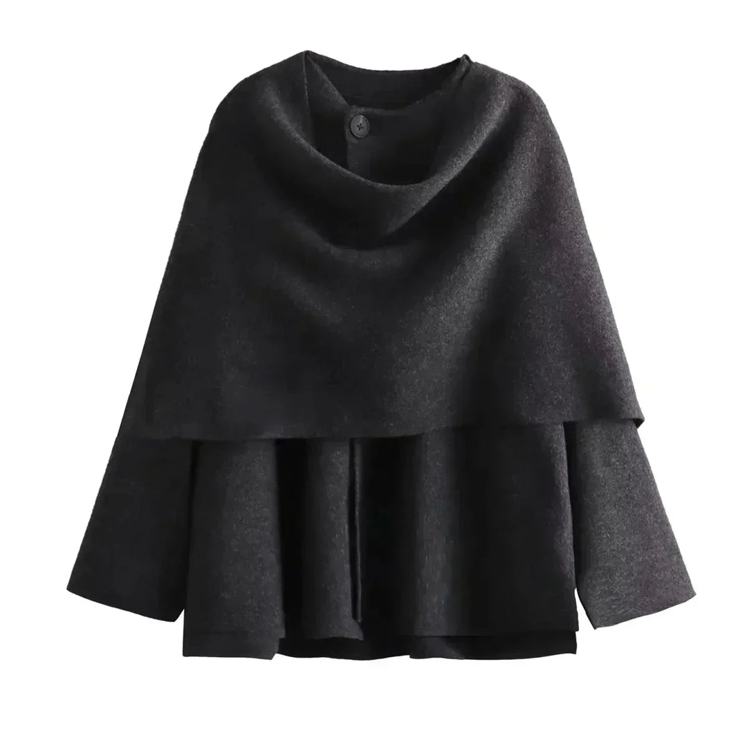Amarae | Oversized jacket with scarf - Comfortable and warm - Perfect for winter
