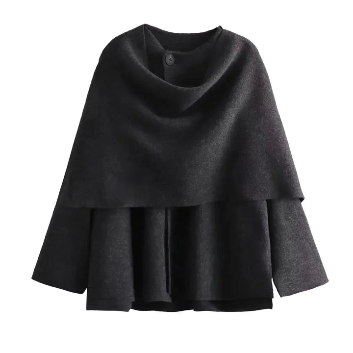 Amarae | Oversized jacket with scarf - Comfortable and warm - Perfect for winter