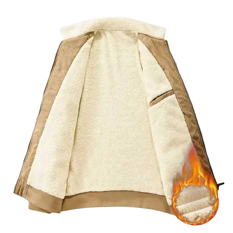 Amarae | Winter jacket with fleece lining - Fashionable casual jacket for cold days