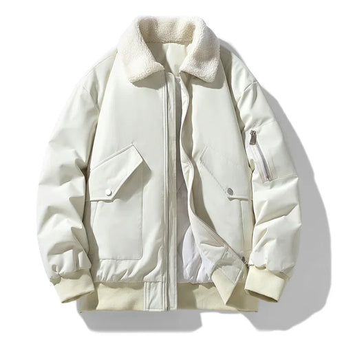 Amarae | Winter bomber jacket with trendy shearling collar - Casual style for cold days
