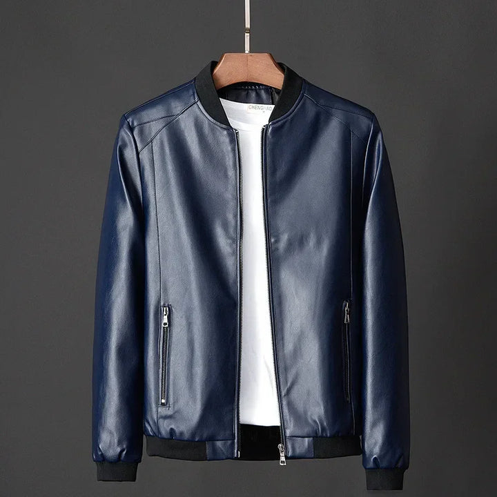 Lune London | Leather Bomber Jacket Darel