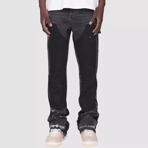 Chic Und Stil | Flared Jeans In Layered Look for Men