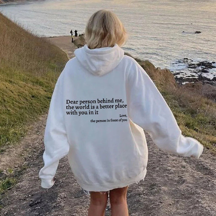 Lune London | Dear Person Behind Me Unisex Hoodie