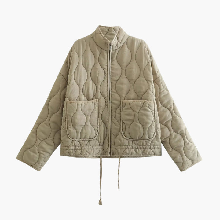 Lune London | Oversized quilted winter jacket with pockets and zipper - Trendy winter jacket 2024