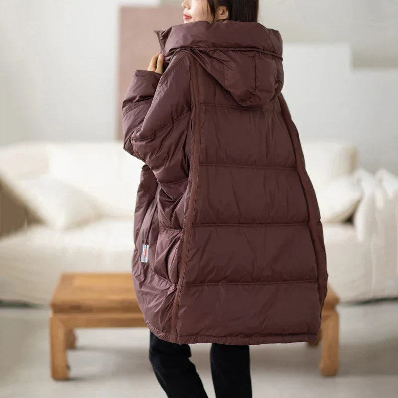 Lune London | Winter Oversized Down Hooded Jacket