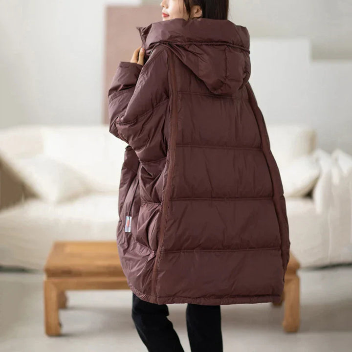 Lune London | Winter Oversized Down Hooded Jacket