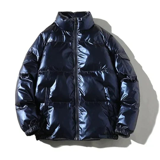 Lune London | Windproof Metallic Winter Puffer Jacket