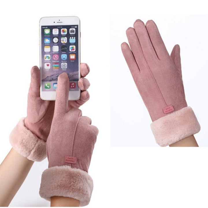 Amarae - Chic and Stylish Winter Furry Gloves for Women