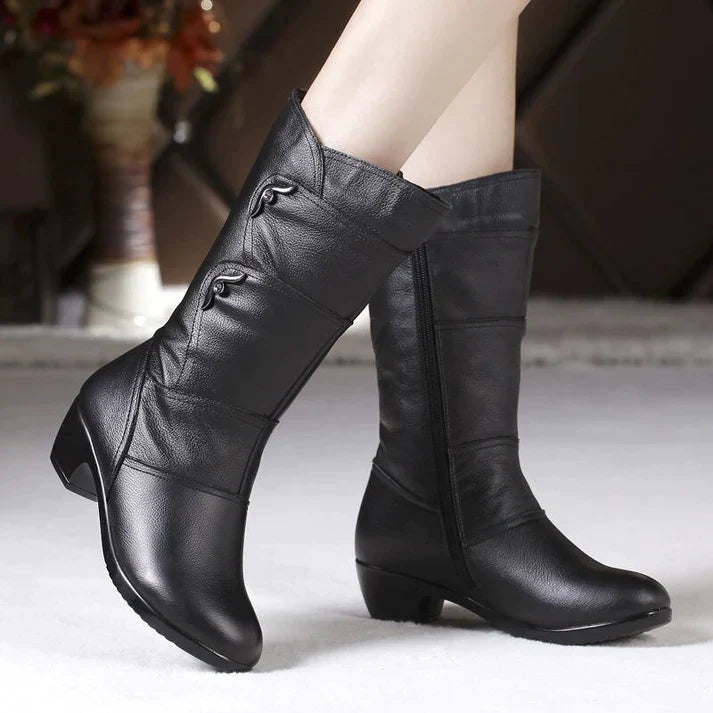 Lune London | Leather Winter Boots – Women's