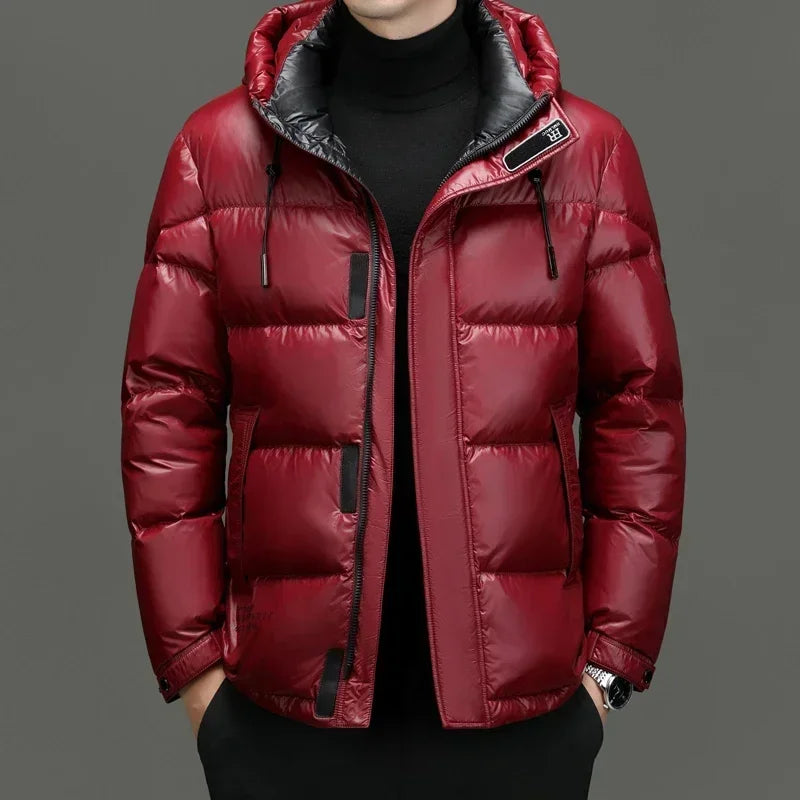 Chic Und Stil | Winter Jacket with Hood for Men