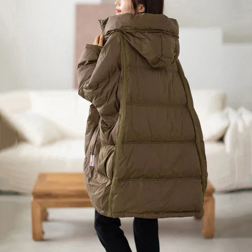 Amarae | Winter Oversized Down Hooded Jacket
