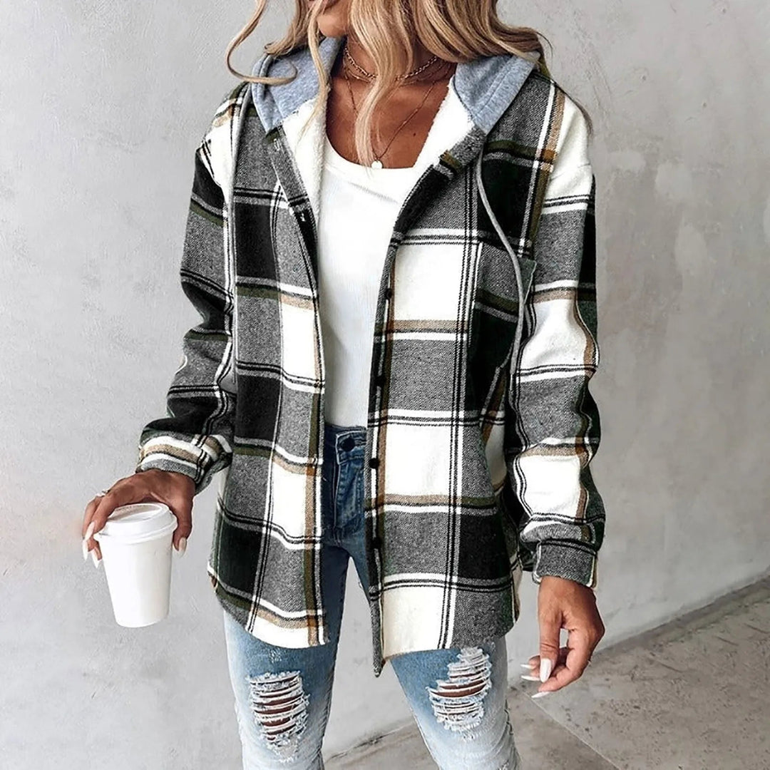 Amarae | Checked autumn jacket for women