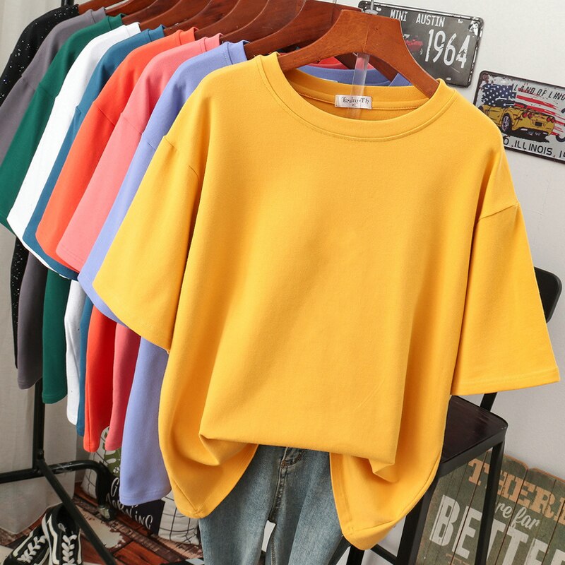 Amarae | Cozy Cotton Basic: Plus-Size T-Shirt for Women