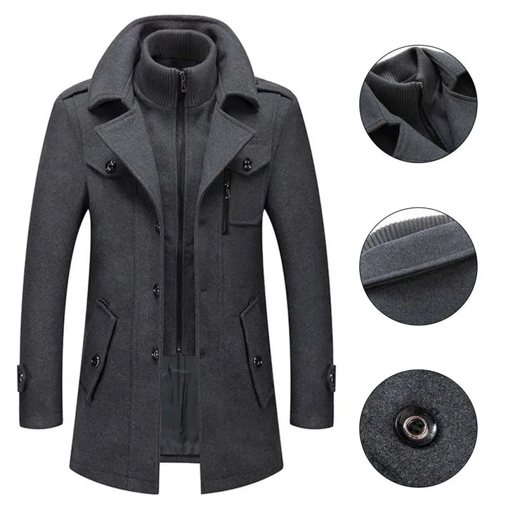 Lune London | Elegant Long Men's Coat