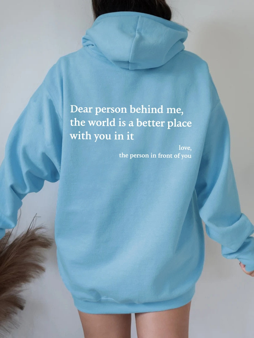 Lune London | Dear Person Behind Me Unisex Hoodie