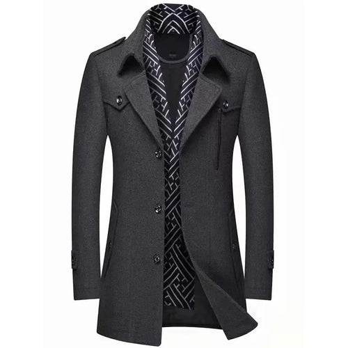 Amarae | Elegant business coat winter long classic modern leisure coat