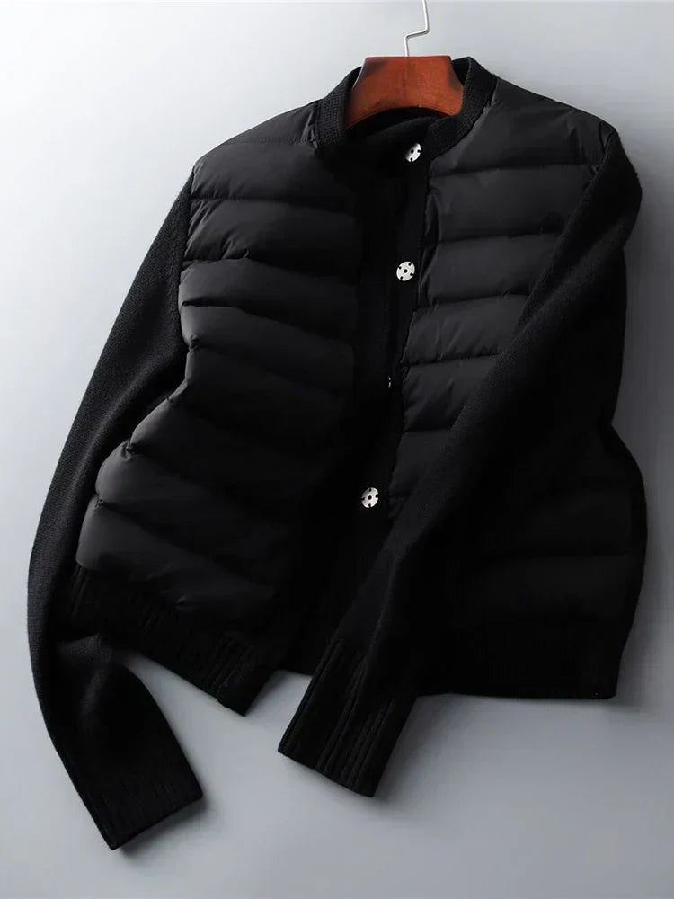 Amarae | Women's Down Jacket - Gray - Warm Winter Coat