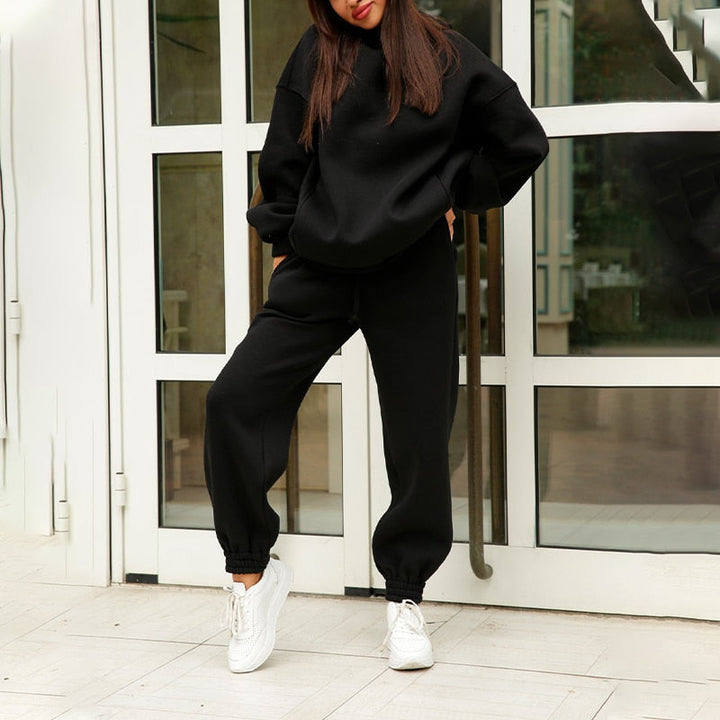 Amarae | Jogging Set - Oversized Fit - Hood & Elastic Waist - Soft Cotton