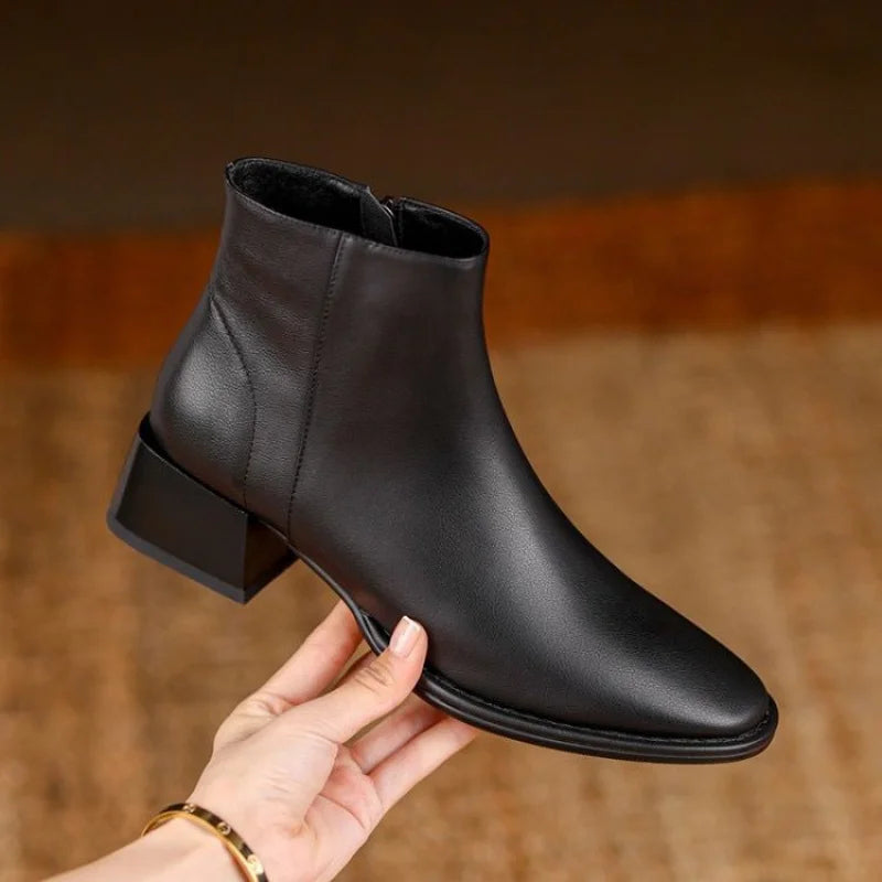 Lune London | Chunky Heeled Ankle Boots