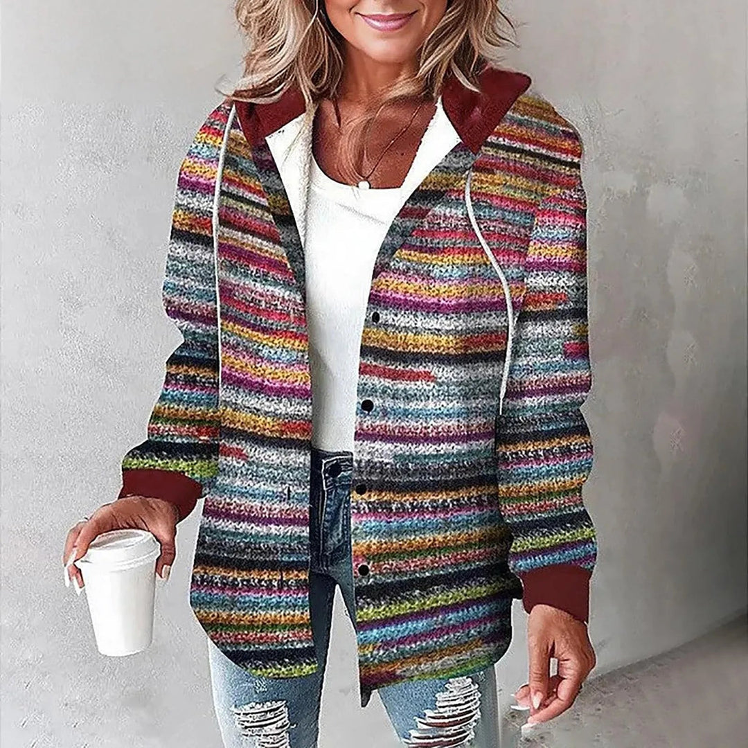 Amarae | Checked autumn jacket for women