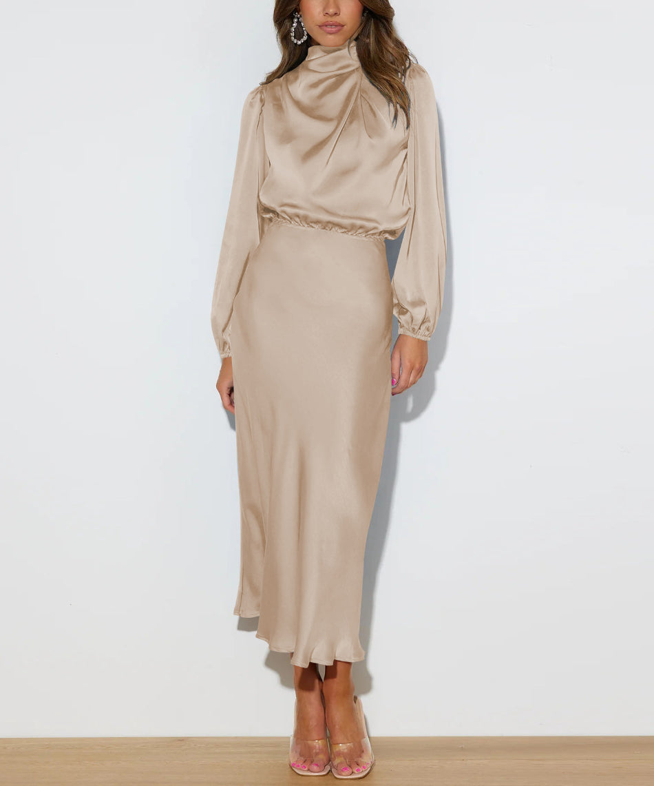 Lune London | Long satin dress