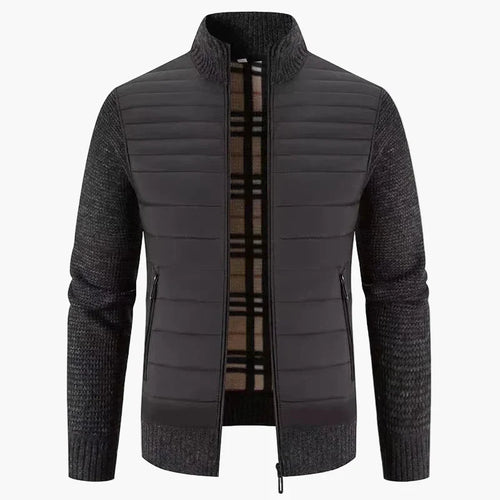 Amarae | Korean style knit jacket - Trendy slim fit transitional jacket for leisure and everyday use