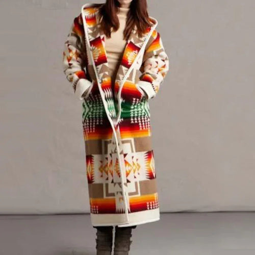 Amarae | Long coat in ethnic style
