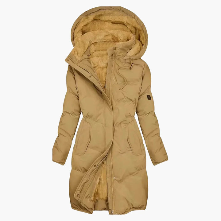 Amarae | Winter Coat Long Hooded Jacket Warm Padded Elegant Leisure