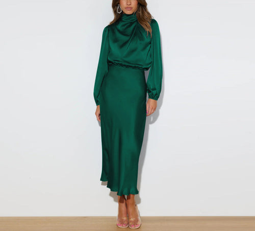 Amarae | Long satin dress